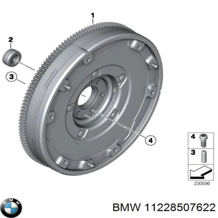 Perno De Volante 11228507622 BMW