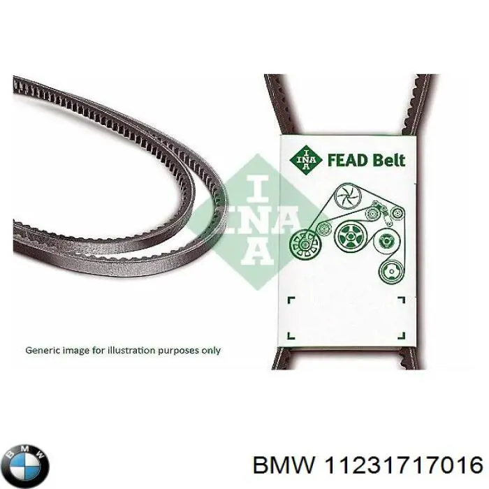 Клиновый ремень BMW 11231717016 цена, от 4.04 USD