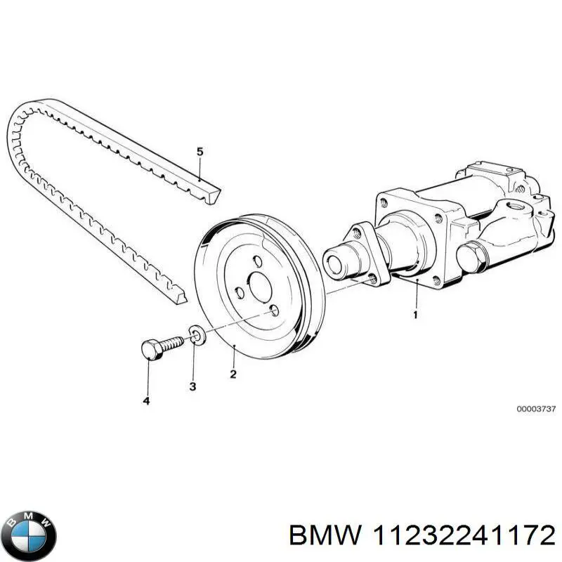 11232241172 BMW ремень генератора