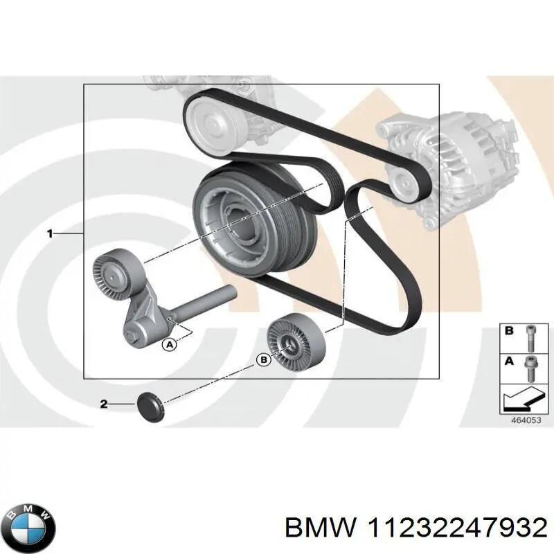 Parafuso da polia de cambota para BMW X5 (E53)
