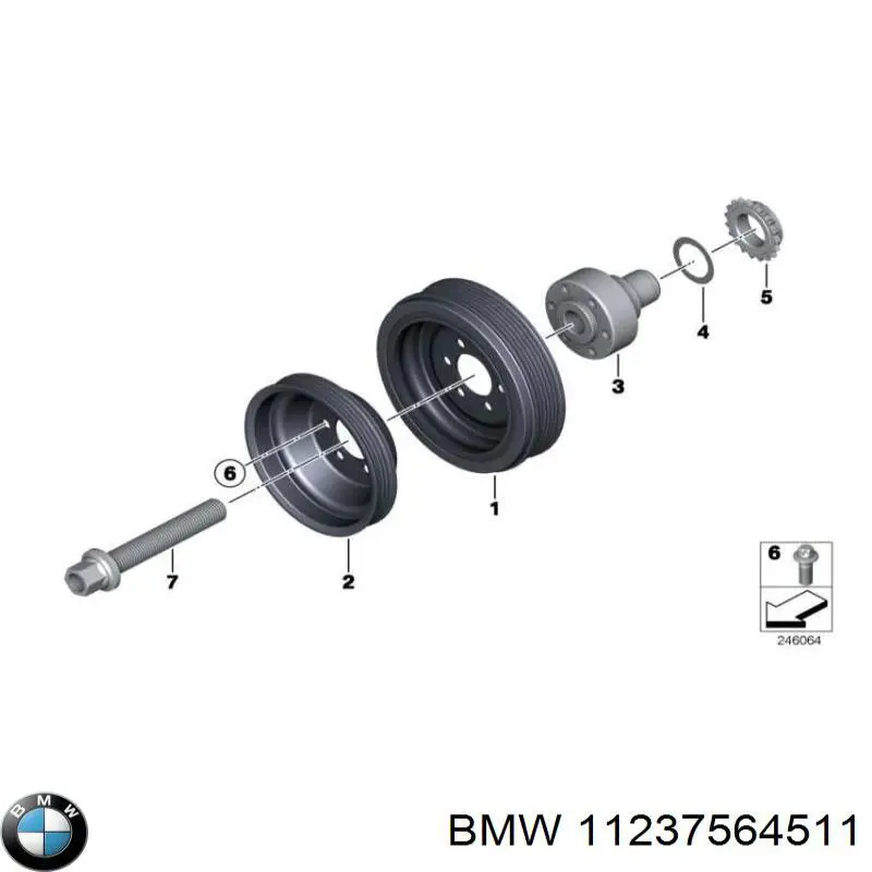 Купить 11237564511 BMW 
