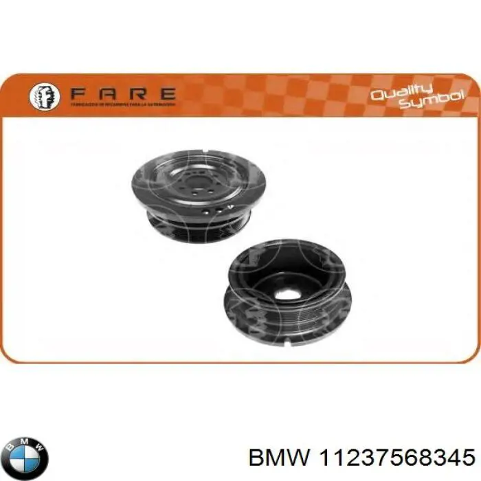 11237568345 BMW Шкив коленчатого вала