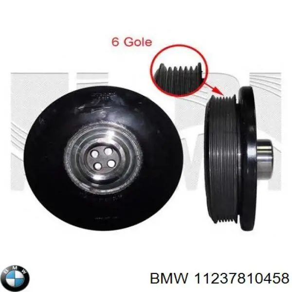 Шкив коленвала 11237810458 BMW