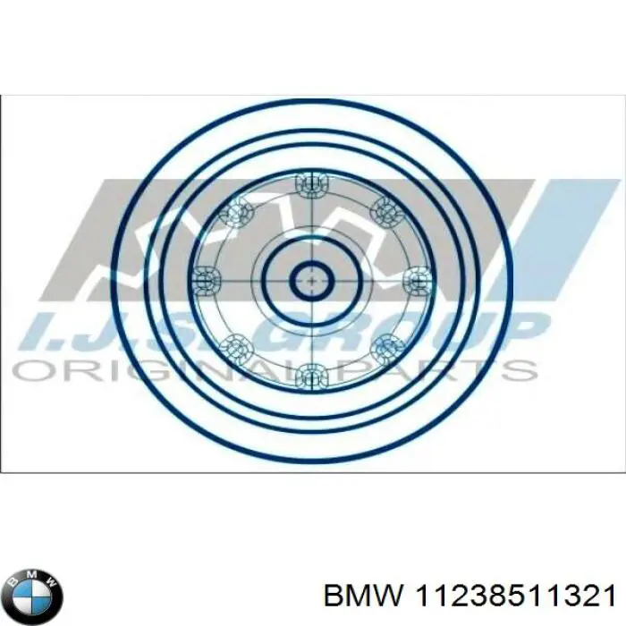 Купить 11238511321 BMW Шкив-демпфер коленвала
