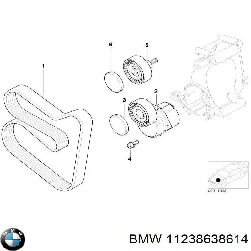 Шкив коленвала 2384185 BMW