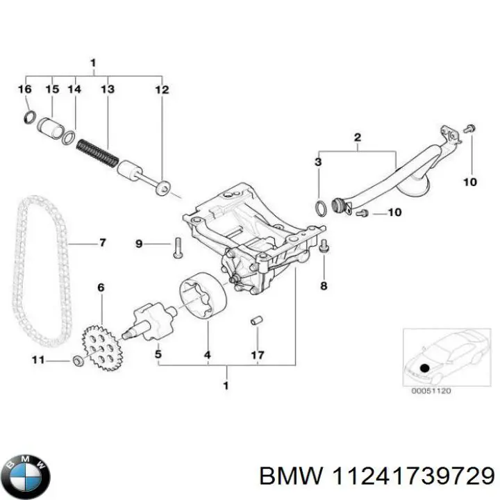Купить 11241739729 BMW Болты для шатунов