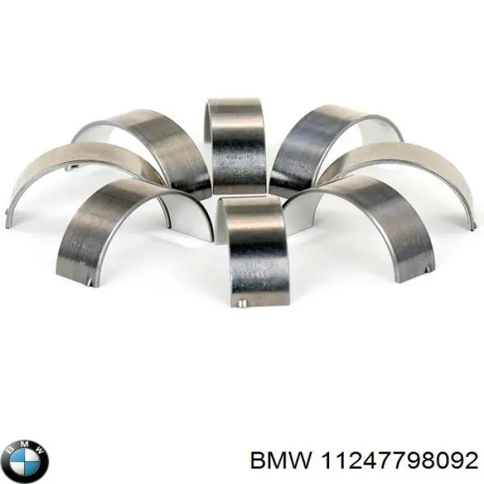 11247798092 BMW folhas inseridas de cambota de biela, kit, padrão (std)