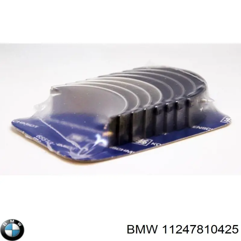 11247810425 BMW вкладыши коленвала шатунные, комплект, стандарт (std)