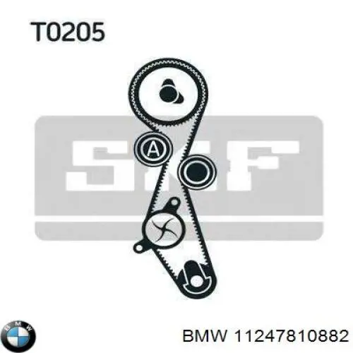 Купить 11247810882 BMW Вкладыши шатунные, 2-й ремонт