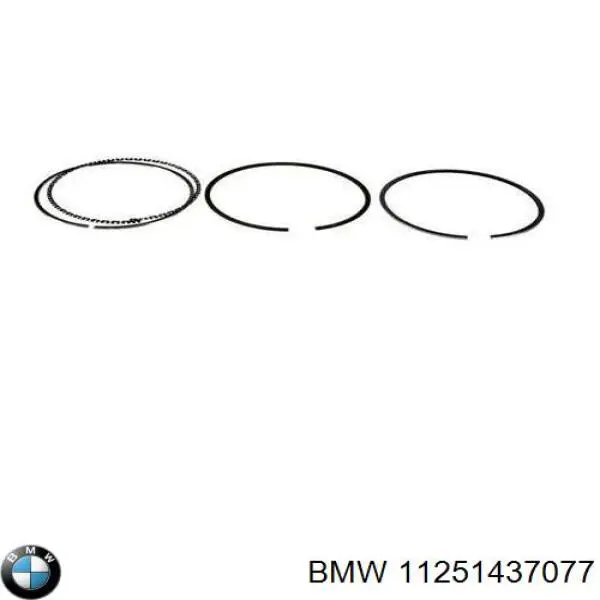Купить 11251437077 BMW Комплект поршневых колец на 1 цилиндр, стандарт