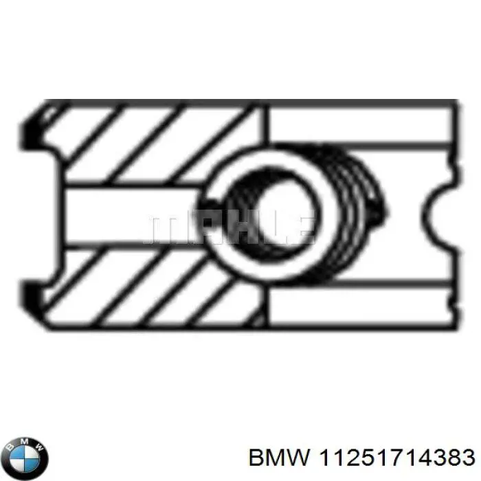 Поршневые кольца, стандартные BMW 11251714383 цена, от 15.30 USD