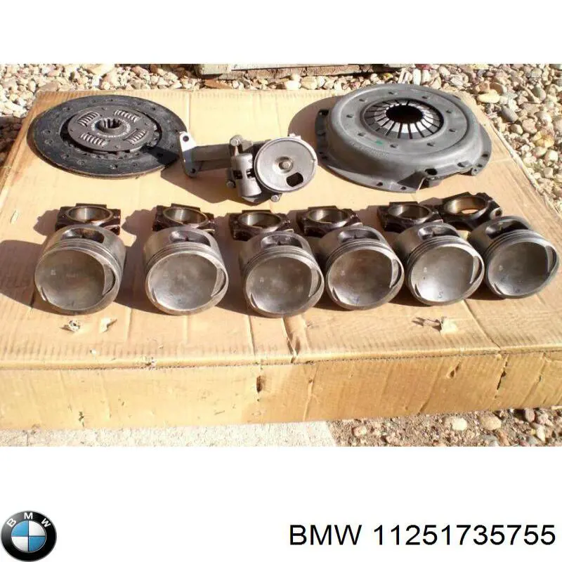 Поршень на 1 цилиндр 0811500 Mahle Original