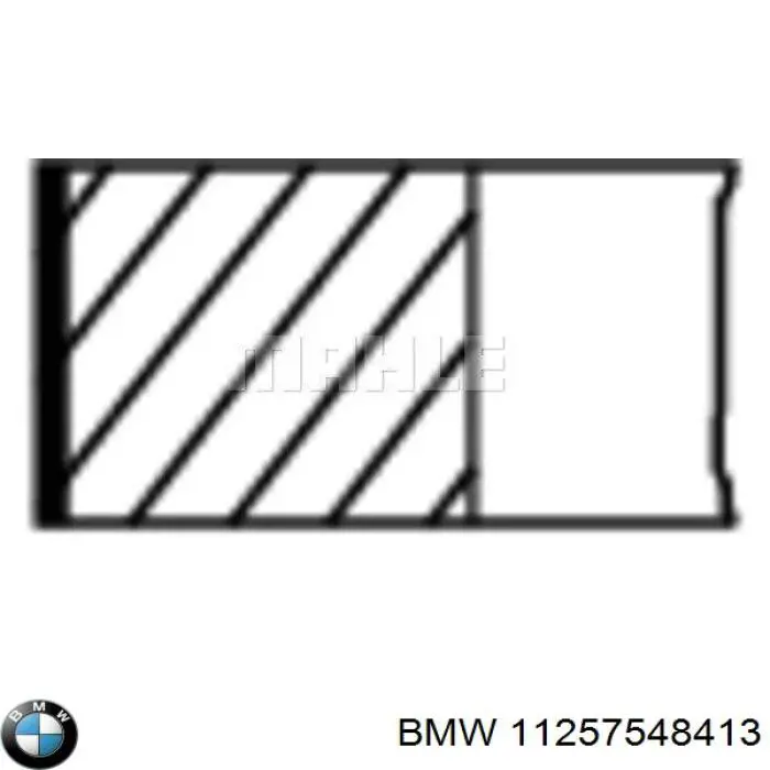 11257548413 BMW кольца поршневые на 1 цилиндр, std.
