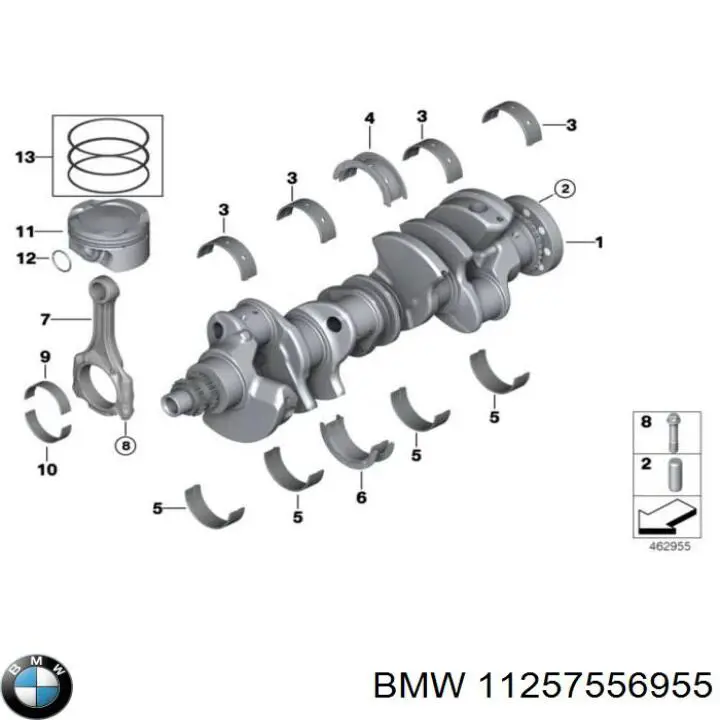  BMW 11257556955 цена, от 4.13 USD