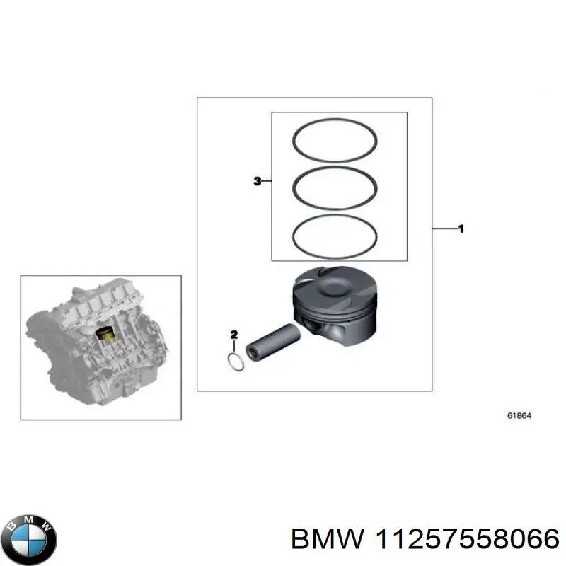 Натяжитель цепи ГРМ 11257558066 BMW