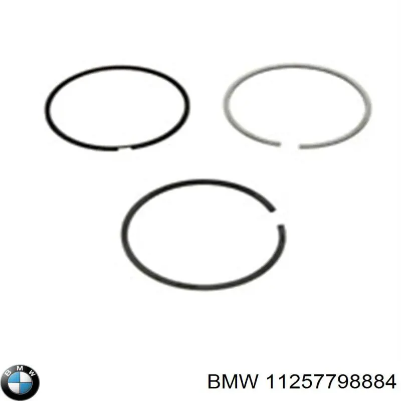 Кольца поршневые комплект на мотор, 1-й ремонт (+0,25) BMW 11257798884 цена, от 88.94 USD