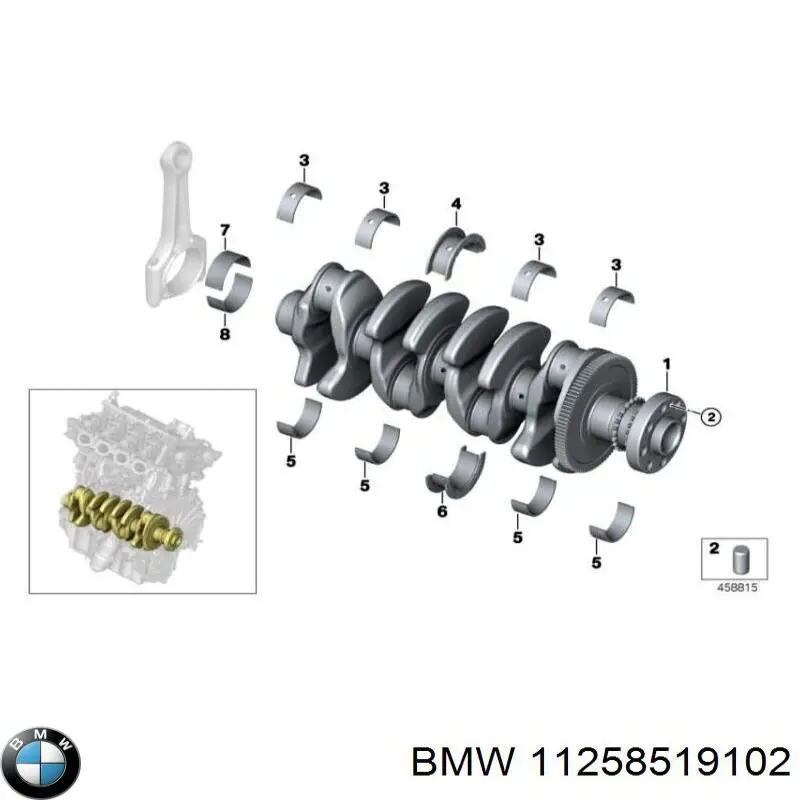 Натяжитель цепи ГРМ BMW 11258519102 цена, от 398.96 USD