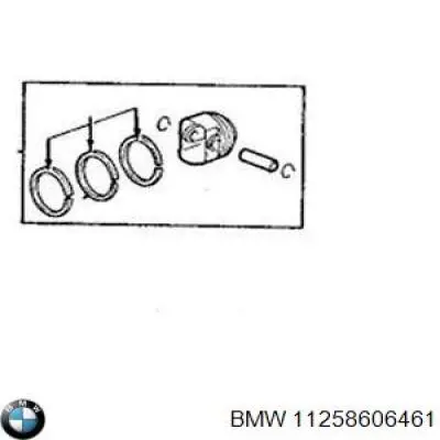 Поршень на 1 цилиндр 11258606461 BMW