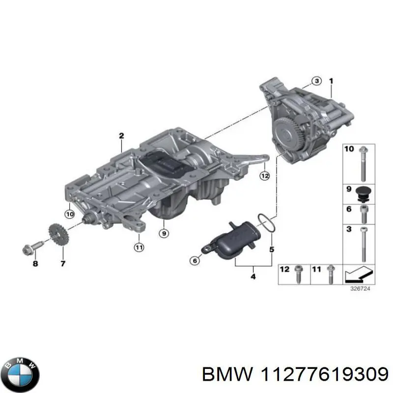 Болт ступицы BMW 11277619309 цена, от 182.5 UAH