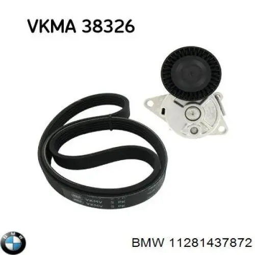 Купить 11281437872 BMW Ремень генератора