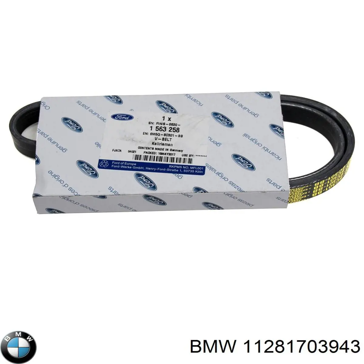 Ремень генератора 11281703943 BMW