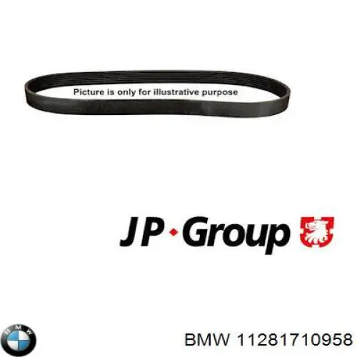 11281710958 BMW Поликлиновый ремень