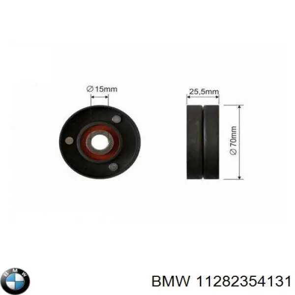 11282354131 BMW rolo de reguladora de tensão da correia de transmissão