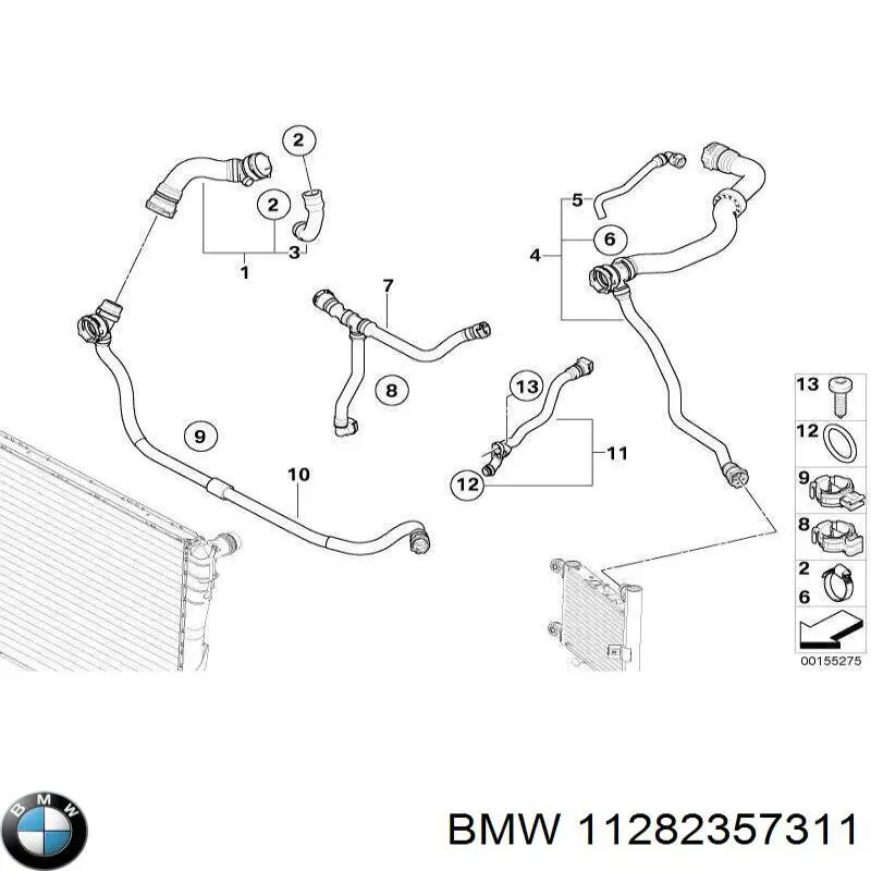  BMW 11282357311 цена, от 219.52 USD