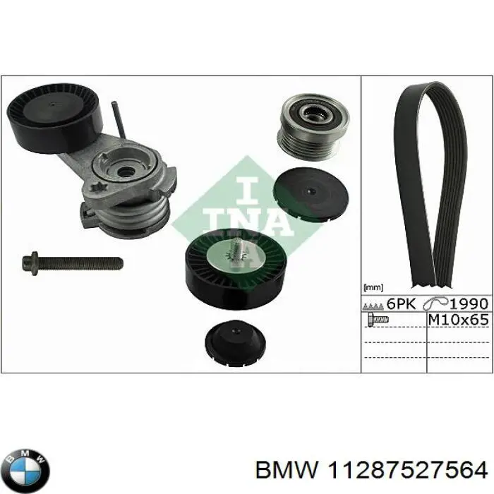 Клиновый ремень BMW 11287527564 цена, от 19.62 USD