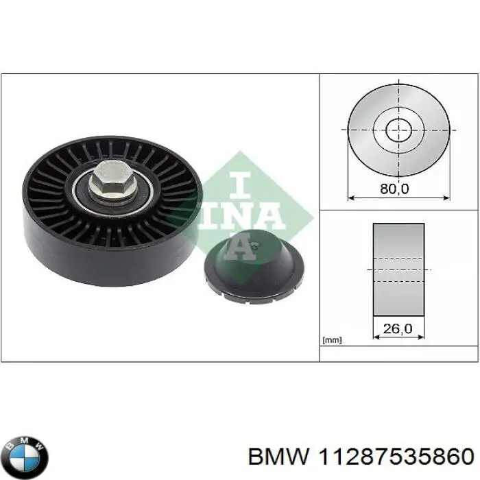 Ролик паразитный BMW 11287535860