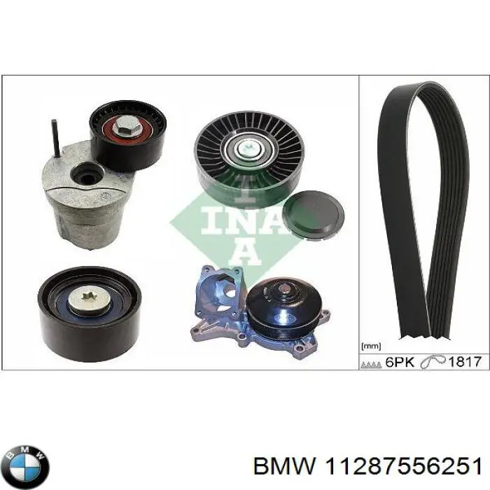 11287556251 BMW Ролик приводного ремня, паразитный