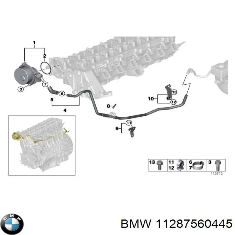  BMW 11287560445 цена, от 4.73 USD