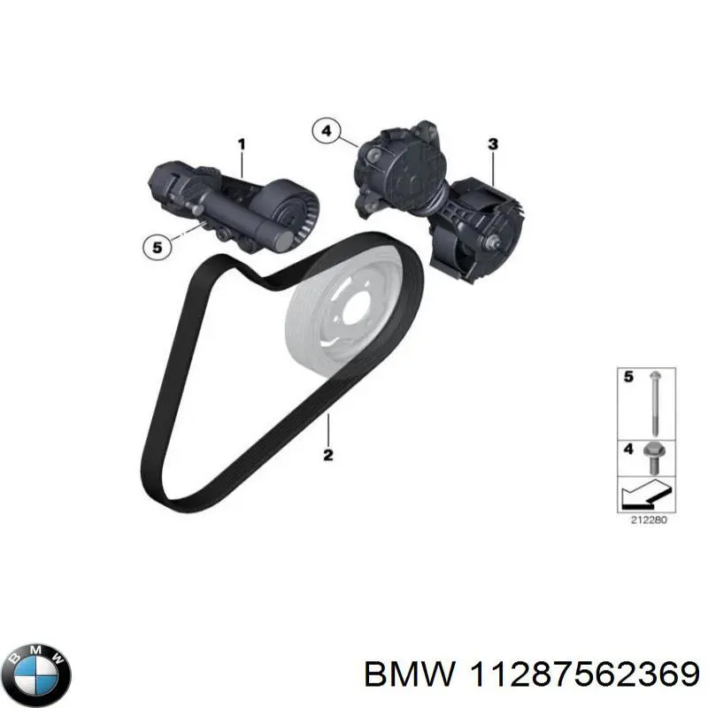 Болт натяжителя приводного ремня на BMW 2 (F23) купить.