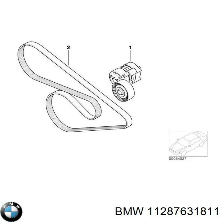 Ремень генератора 11287631811 BMW