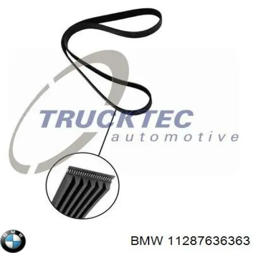 Купить 11287636363 BMW Ремень генератора