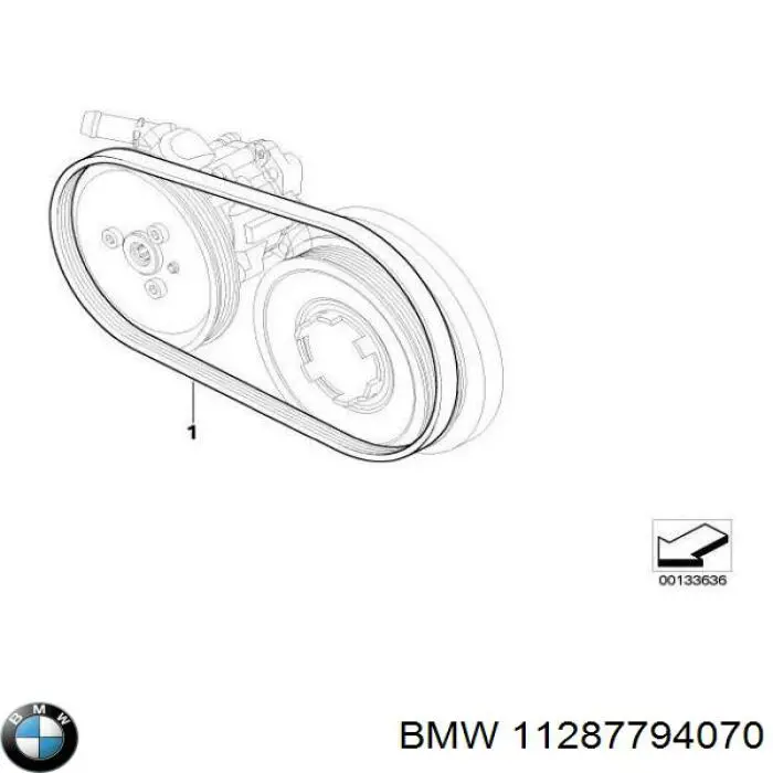 Ремень генератора 11287794070 BMW