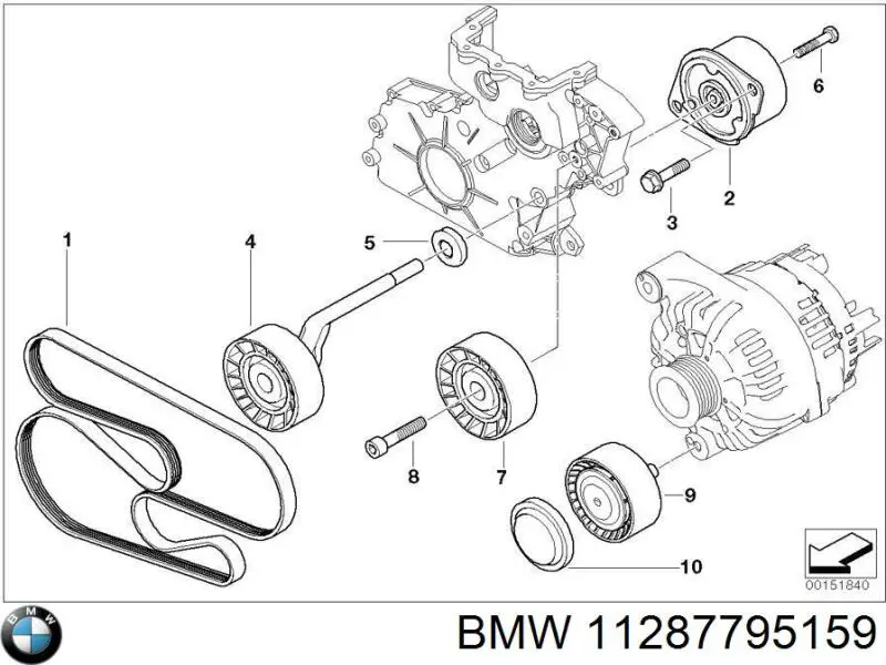 Купить 11287795159 BMW 