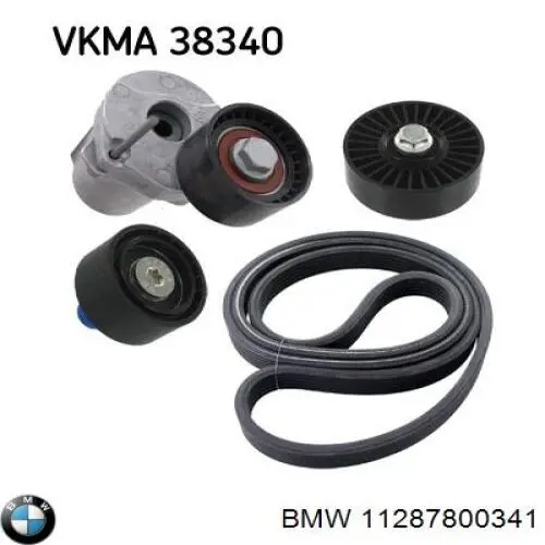 Клиновый ремень BMW 11287800341 цена, от 25.27 USD