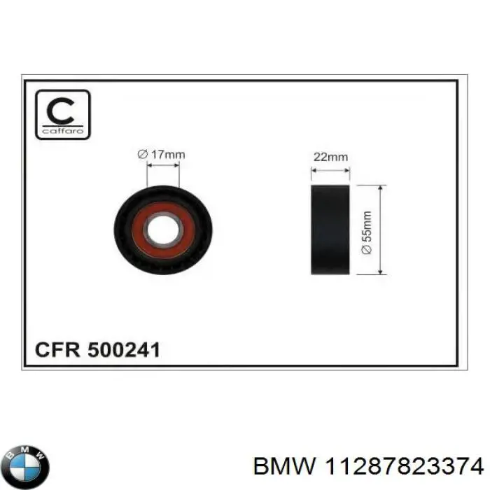 Роликовий модуль натяжителя ремня BMW 11287823374 цена, от 168.75 USD