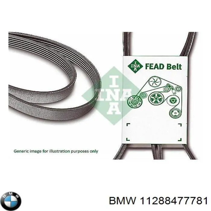 Купить 11288477781 BMW Ремень генератора