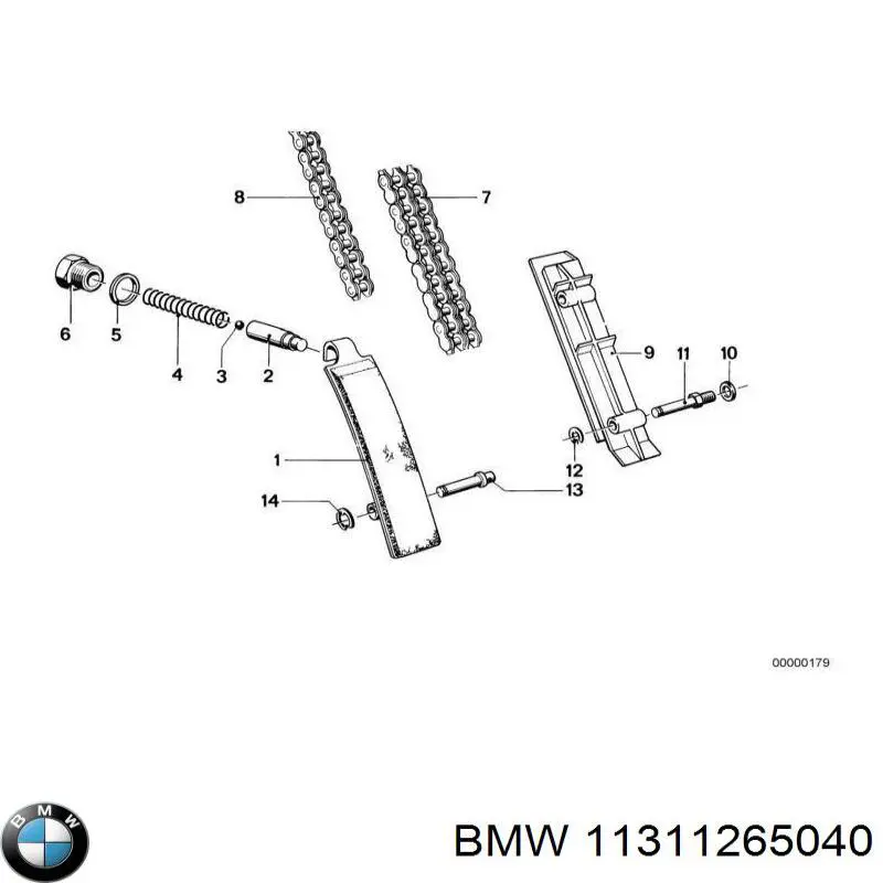 Цепь ГРМ на BMW 7 (E23) купить.