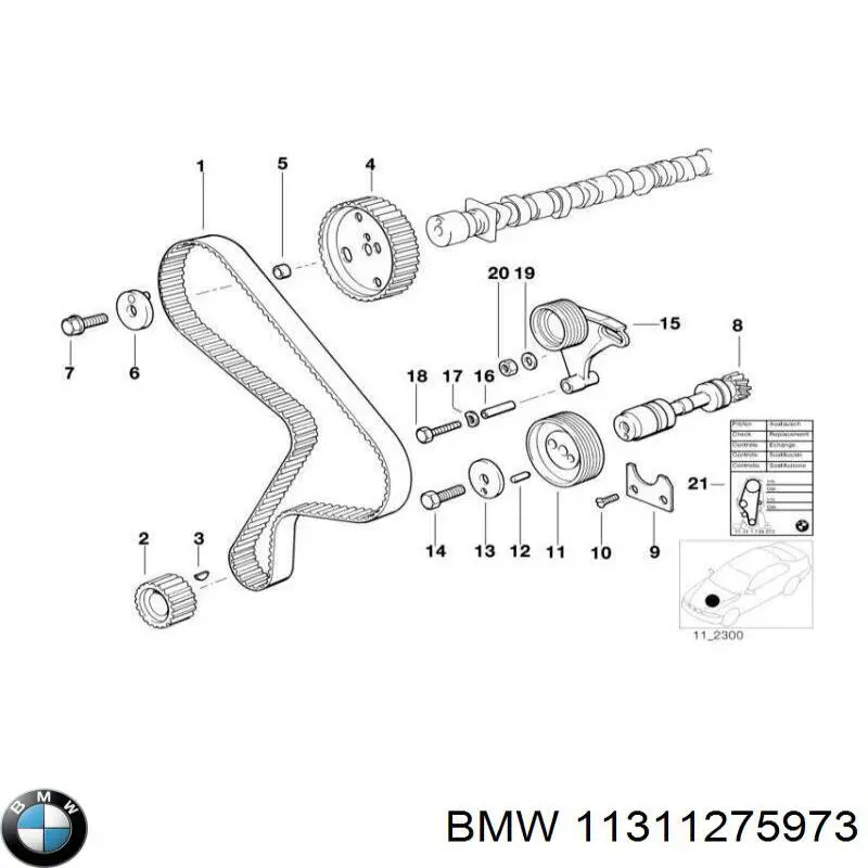 Звезда коленвала вала BMW 11312240226 цена, от 9.45 USD