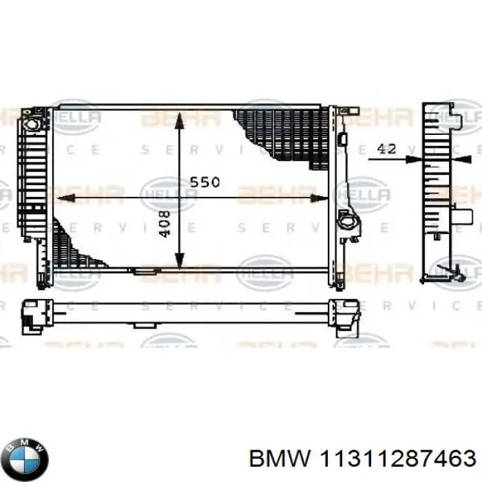 Ролик ГРМ 11311287463 BMW