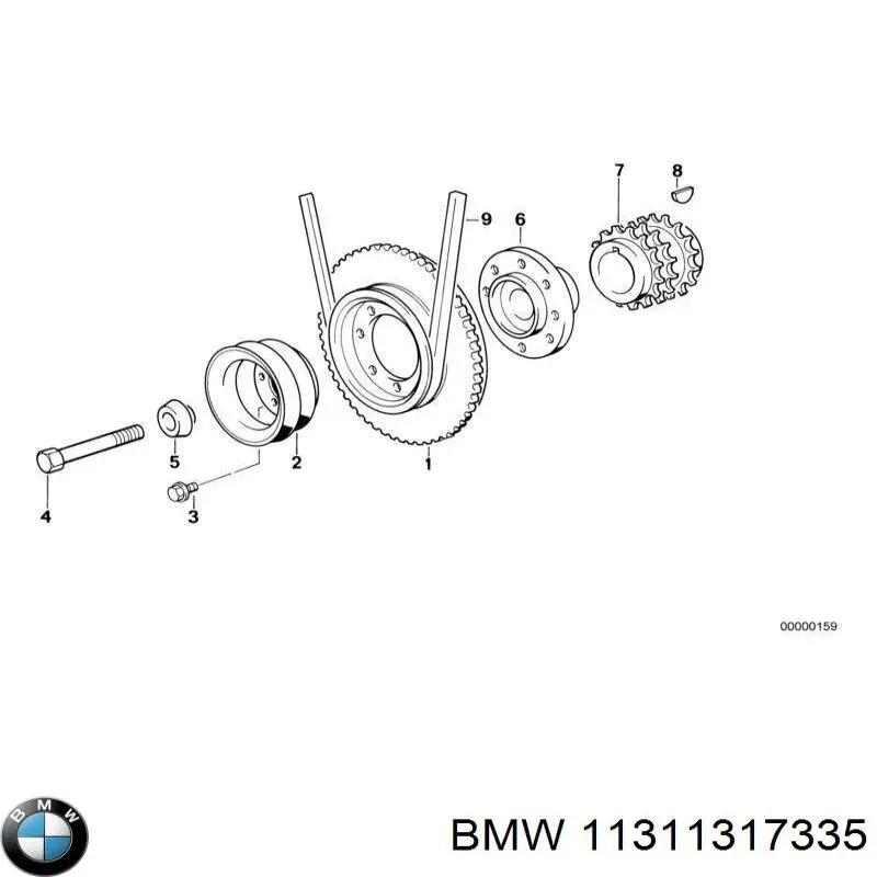 Успокоитель цепи ГРМ BMW 11311306956 цена, от 209.97 USD