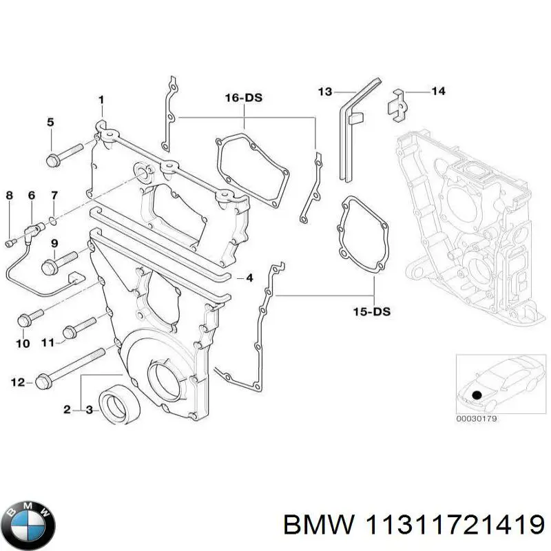  BMW 11311721419 цена, от 38.74 USD