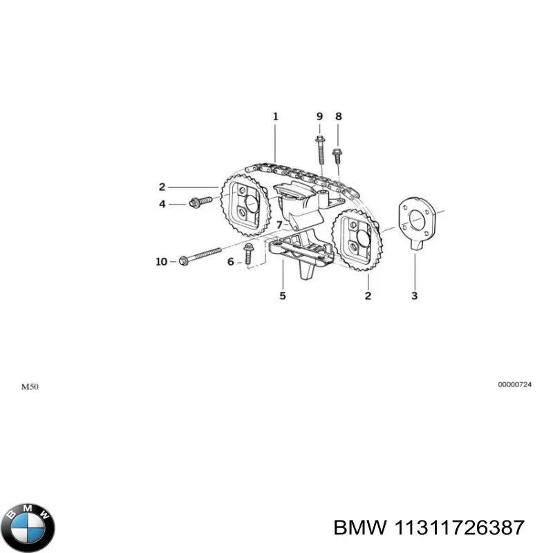 Шестерня фазорегулятора BMW 11311726387 цена, от 10.17 USD