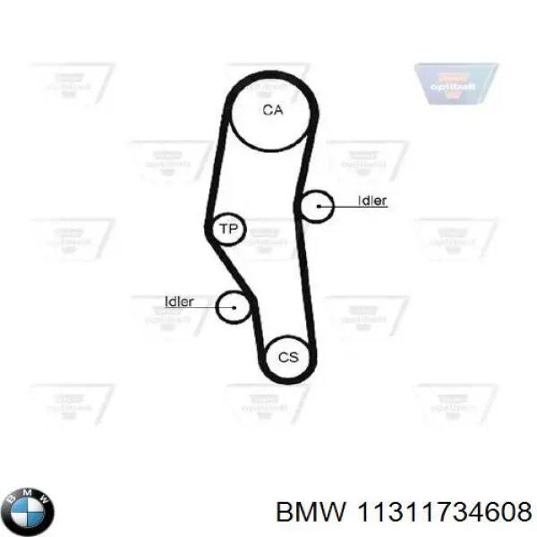 Купить 11311734608 BMW Ремень газораспределительного механизма