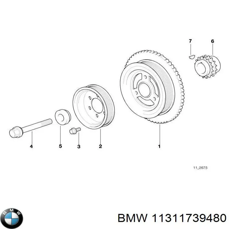 Купить 11311739480 BMW Цепь ГРМ, распредвала