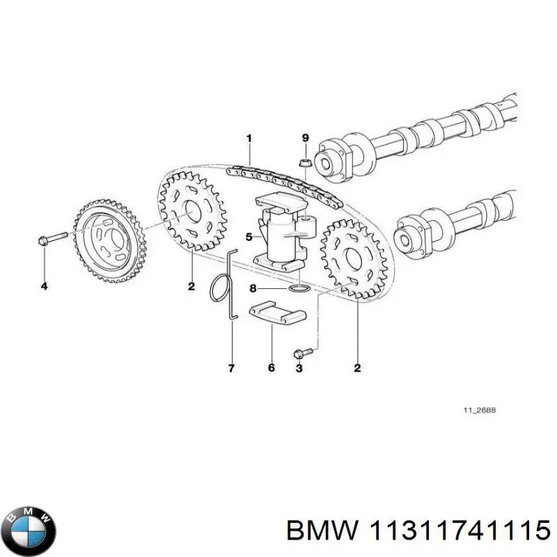 Шестерня фазорегулятора BMW 11311741115 цена, от 28.22 USD