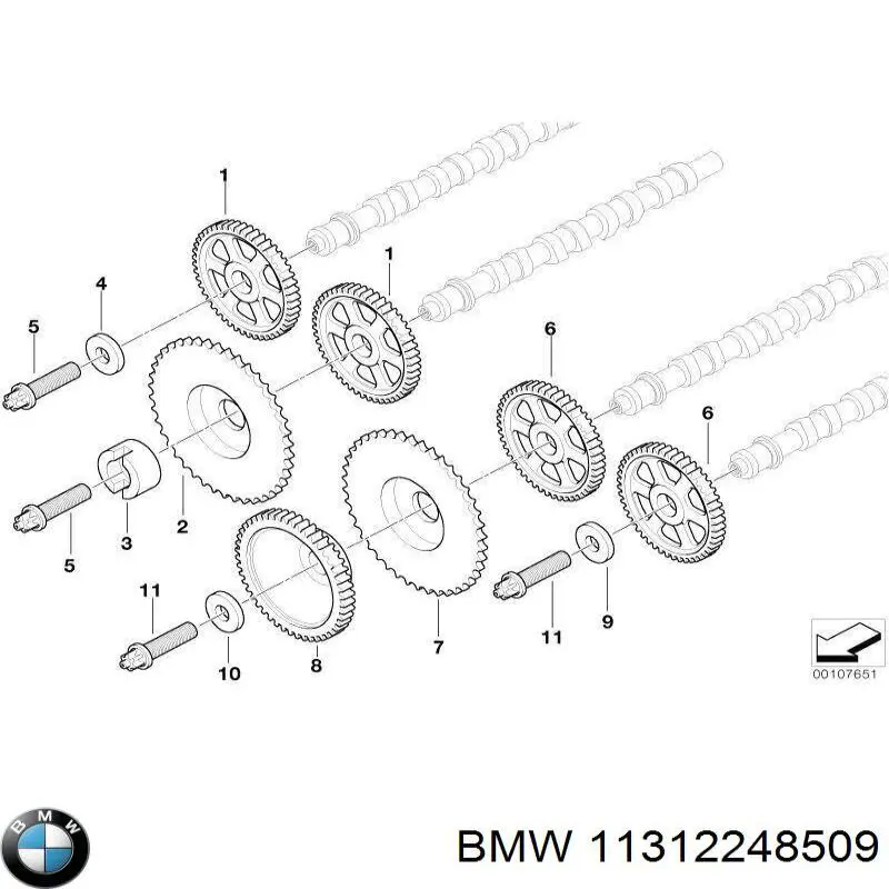 11312248509 BMW Регулятор фаз газораспределения